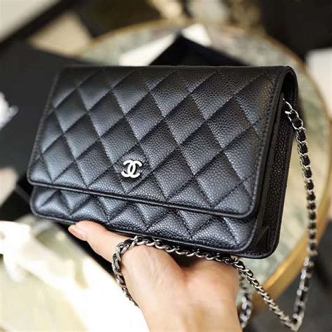 chanel classic wallet with chain|Chanel trendy wallet on chain.